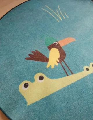 Alfombra infantil redonda