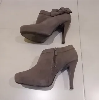 Botines ante gris T-39