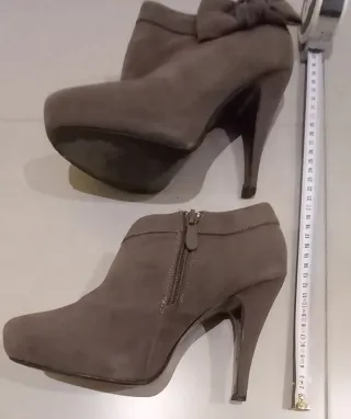 Botines ante gris T-39