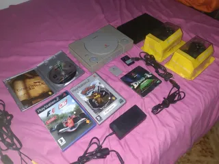 PlayStation 2 PS2 ps1 con giochi e accessori