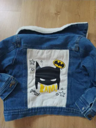 Chaqueta vaquera forrada Batman