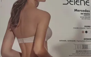 Sujetador Mercedes T/100B Negro y Tierra