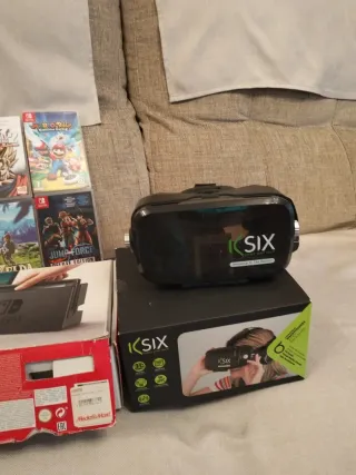 Nintendo Switch + Juegos y Cascos