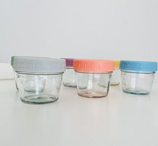 6 recipientes vidro Aolso - Novos