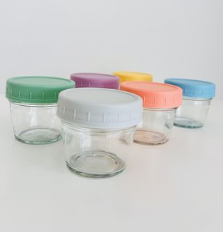 6 recipientes vidro Aolso - Novos