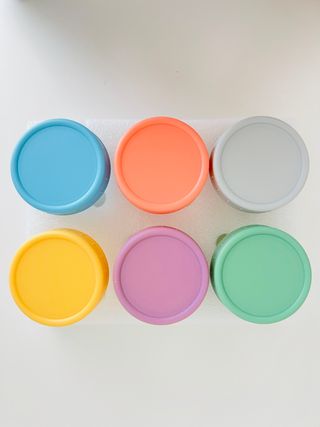 6 recipientes vidro Aolso - Novos