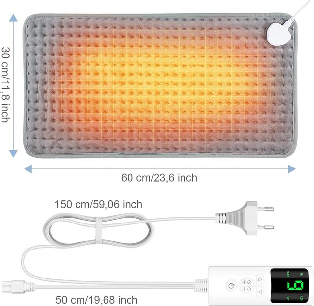 Manta Eléctrica Lumbar  30x60cm