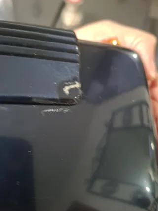 Bolso negro brillante