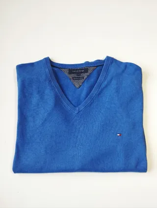 Jersey Tommy Hilfiger Azul V-Neck
