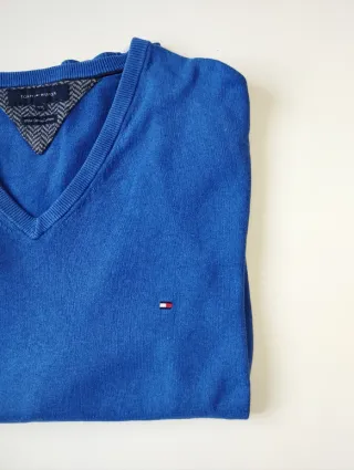 Jersey Tommy Hilfiger Azul V-Neck