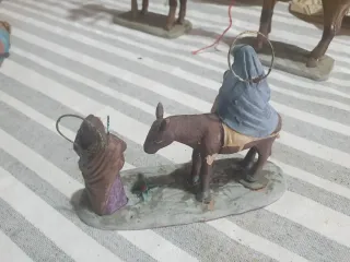 Figura Belén Barro Reyes Magos y Burro