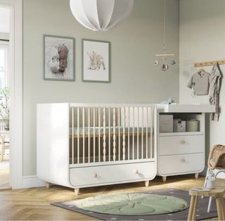 Cuna MYLLRA 60x120 Ikea + Colchón