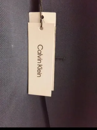 Americana Calvin Klein Azul Talla 56 con Etiquetas