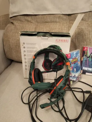 Cascos Gaming Phobos con Micrófono