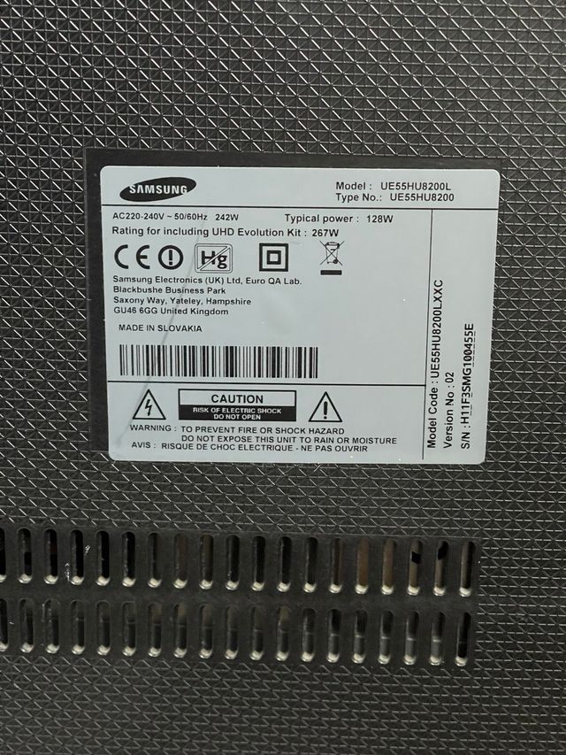 Samsung TV uhd ultra high definition 4k ovalada 55