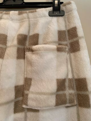 Pantaloni pile Kappa a quadri taglia S + regalo