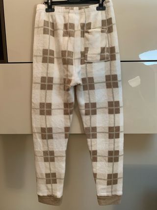 Pantaloni pile Kappa a quadri taglia S + regalo