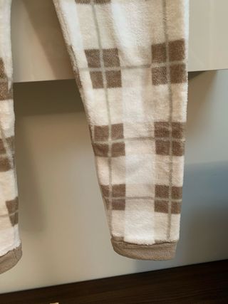 Pantaloni pile Kappa a quadri taglia S + regalo