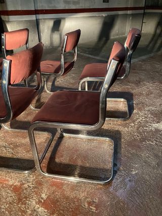 Sillas Cantilever Vintage Años 70 (6 uds)