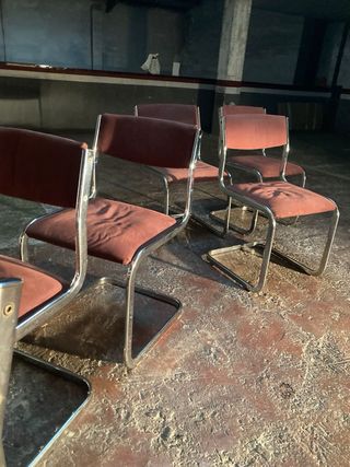 Sillas Cantilever Vintage Años 70 (6 uds)