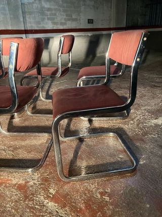 Sillas Cantilever Vintage Años 70 (6 uds)