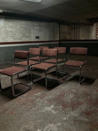 Sillas Cantilever Vintage Años 70 (6 uds)