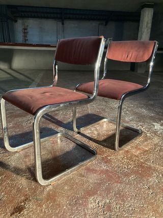 Sillas Cantilever Vintage Años 70 (6 uds)