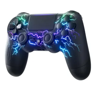 Mando PS4 personalizado con rayos