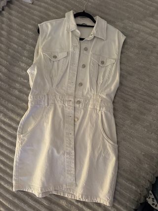 Mono de Jean Blanco Zara