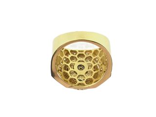 sello oro 18k con piedra con circonita t. 32 (22,92 mm)