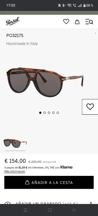 Occhiali da sole Persol marroni