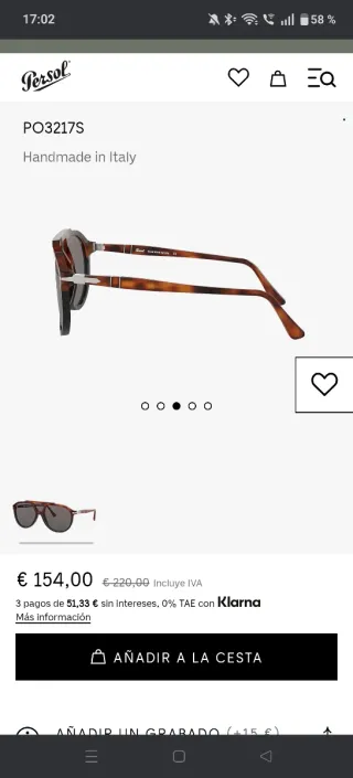 Occhiali da sole Persol marroni
