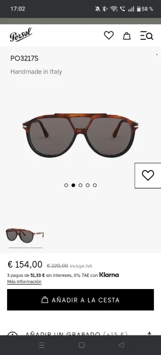 Occhiali da sole Persol marroni