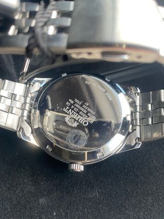 Reloj Orient Automático Plata y Blanco