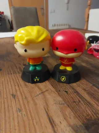 Lámparas Funko Pop Flash y Aquaman