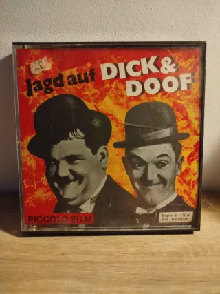 Película Super 8 Laurel y Hardy (muda)