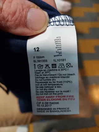 T-shirt Z Girl manica corta tg. 12 aa