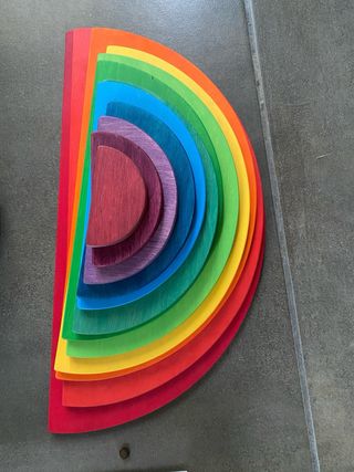 Arcoiris grande grimms madera