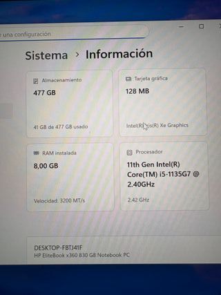 HP EliteBook x360 830 G8 Touch i5 8GB RAM 512GB SSD