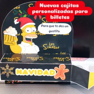 Porta billetes regalos Navidad
