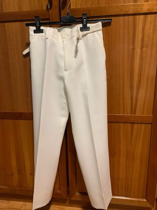 Traje marinero comunión blanco y azul