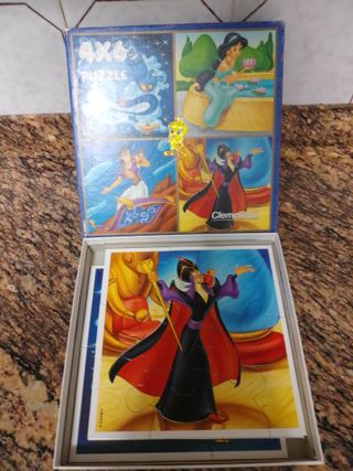 Lote 4 Puzzles Disney Educa Clementoni
