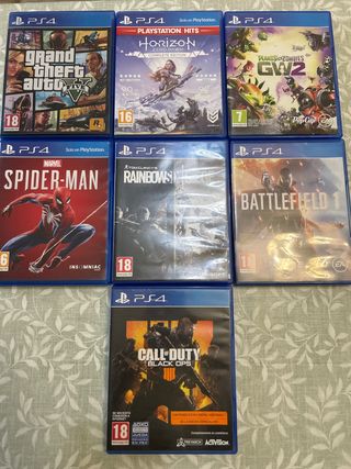 Lote Juegos PS4