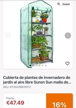 Invernadero rápido Rolan ruedas