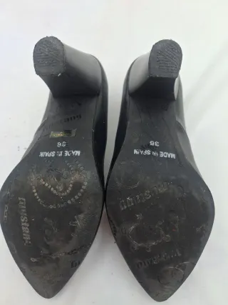 Zapatos Mustang Talla 36 Mujer Negros