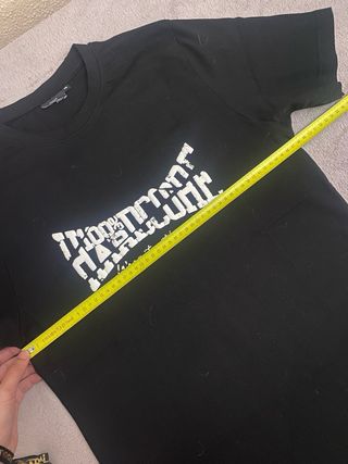 Camiseta 100% Hardcore Negra