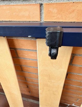 Somier metálico madera