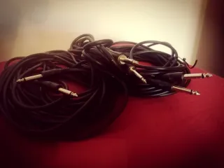 3 CABLES Guitarra NUEVOS Guitar Cable Jack