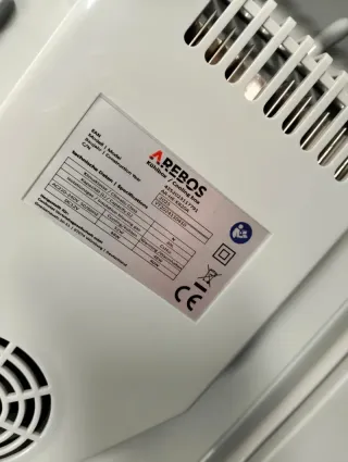 Arebos Nevera Termoeléctrica 20L 12/24/230v