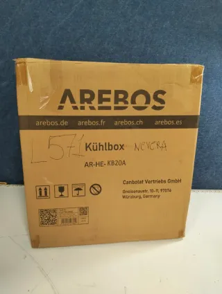 Arebos Nevera Termoeléctrica 20L 12/24/230v